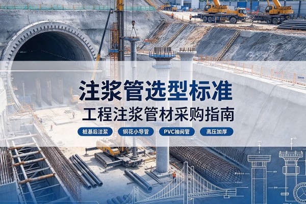 济南注浆管选型标准