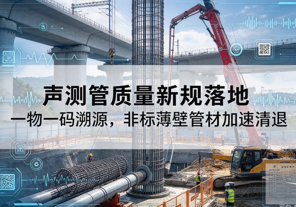 济南声测管质量新规落地，一物一码溯源，非标薄壁管材加速清退