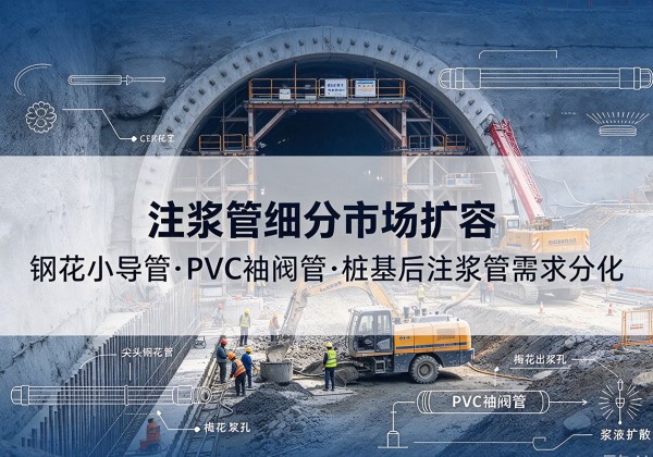 济南注浆管细分市场扩容，隧道钢花小导管、PVC 袖阀管、桩基后注浆管需求分化